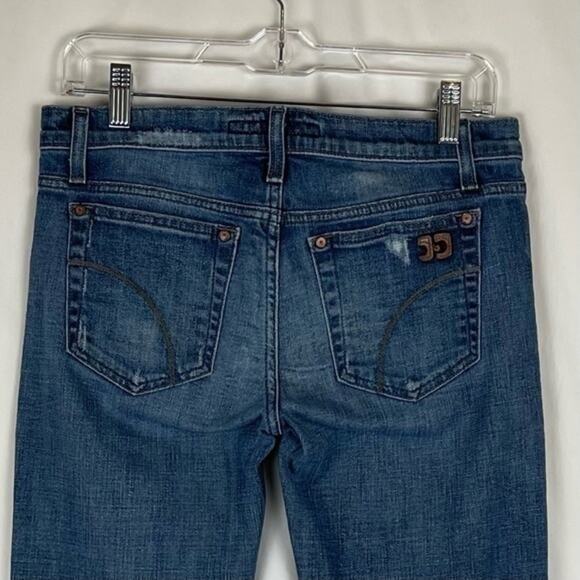 Joe’s Jeans Low Rise Rocker Fit Boho Distressed Flare Jeans - Picture 5 of 11